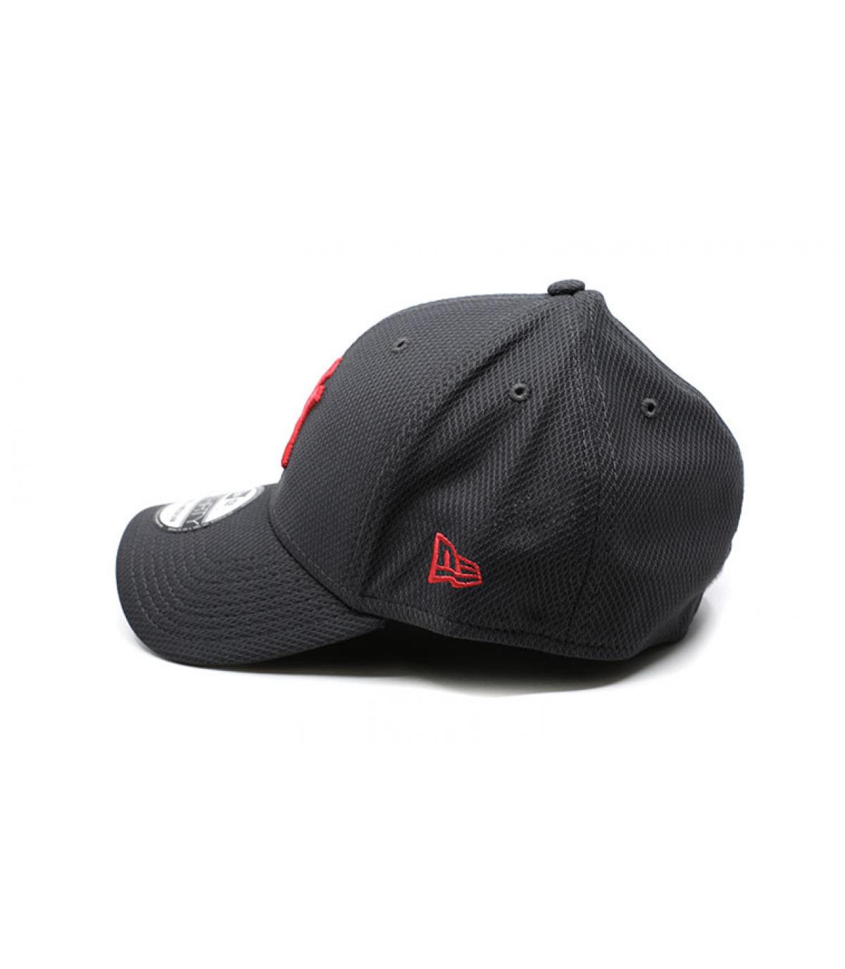 New Era NY cappuccio grigio rosso New Era NY cappuccio grigio rosso